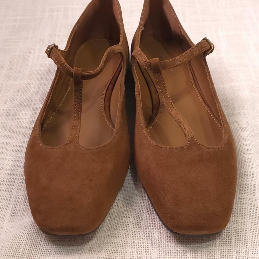 Madewell The Mylie T-Strap Flat - Size 8 - Picture 2 of 8